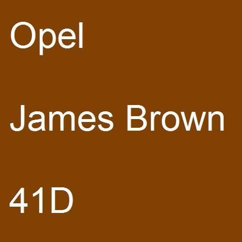 Opel, James Brown, 41D.